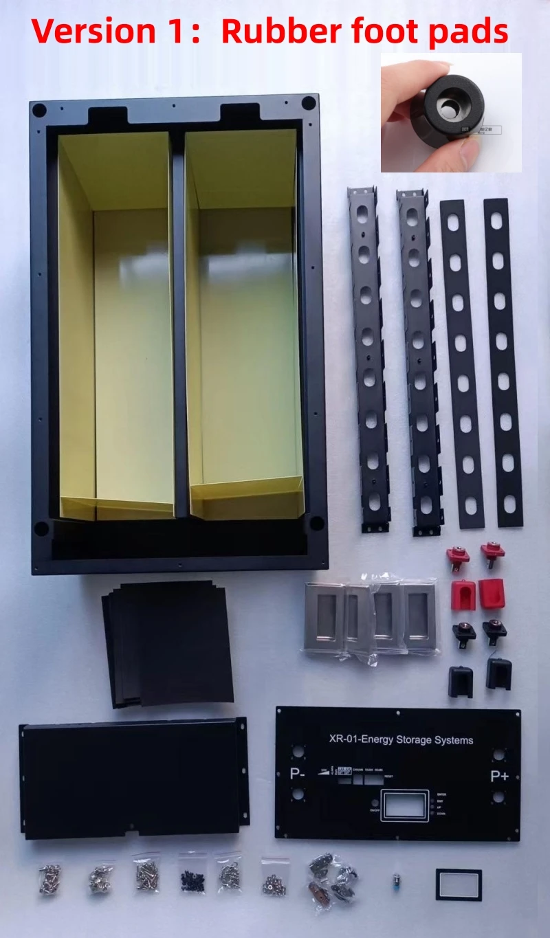 전원 상자 LiFePO4 배터리 케이스 쌓인 에너지 저장 16S 51.2v DIY 키트 EVE CATL Calb 280 302AH Solar Home Electrity PC