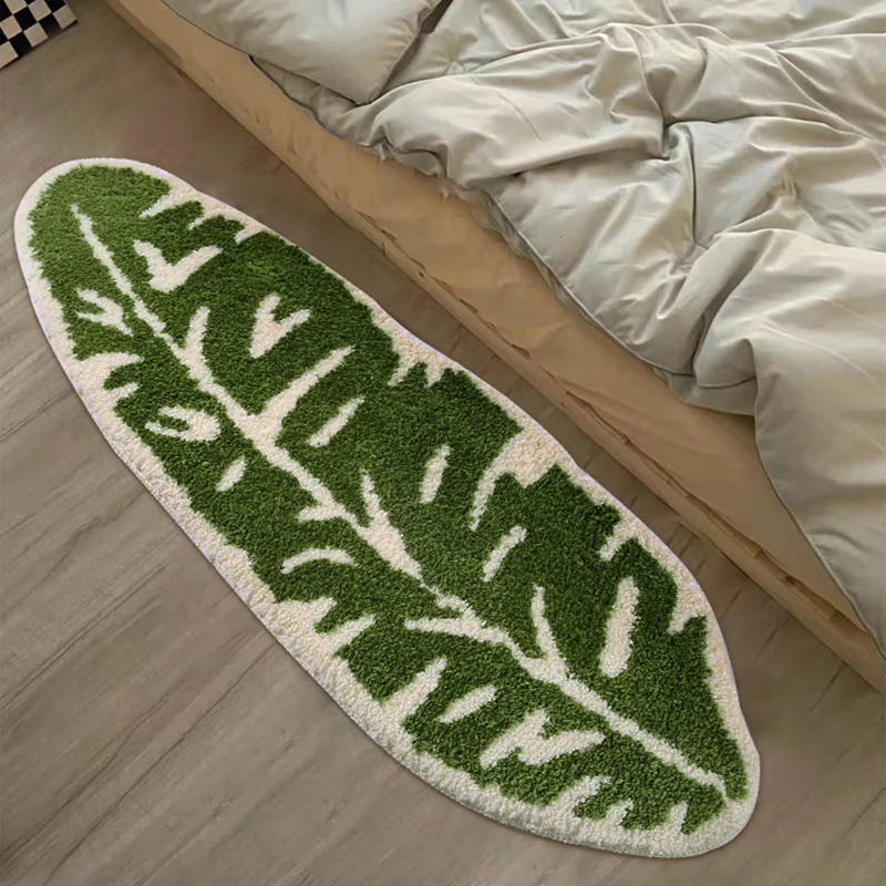 Long Tufting Moss Rug Fluffy Bedside Living Room Carpet Function Bedroom  Floor Green Mat Anti Slip Foot Pad Aesthetic Home Decor - AliExpress