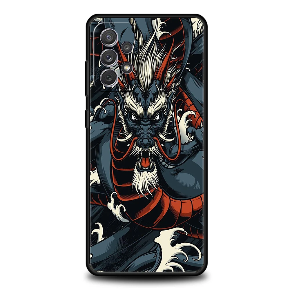 Dragon Design Soft Shell Phone Case - Protective and Stylish Cover