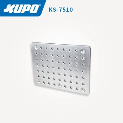 KUPO KS-7510 두께 10mm 사각형 다공성 알루미늄 플레이트 치즈 플레이트, 촬영 필름 장비