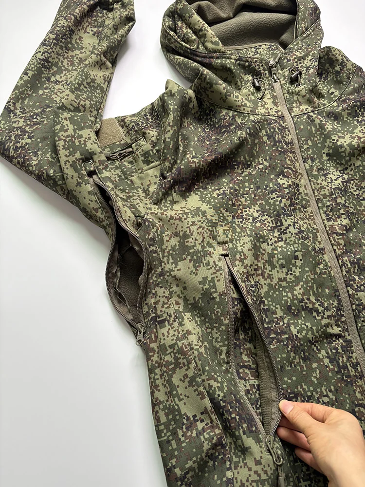 EMR Russian Camouflage Fleece Submachine Jacket Set 4