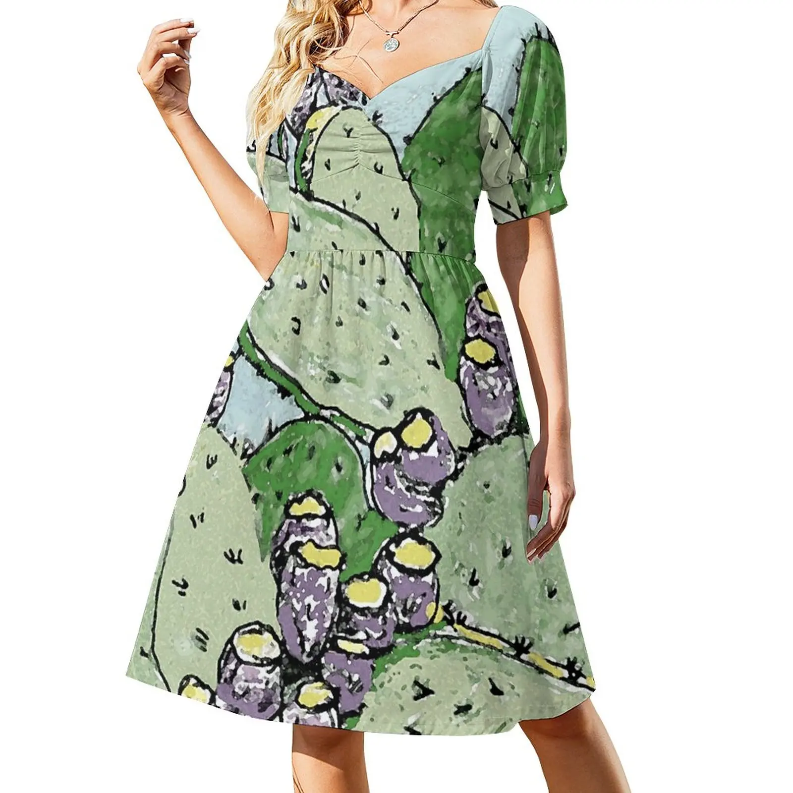 

Cactus Pears Sleeveless Dress dresses women summer 2024 women's evening dresses Women's summer dress dresses for prom