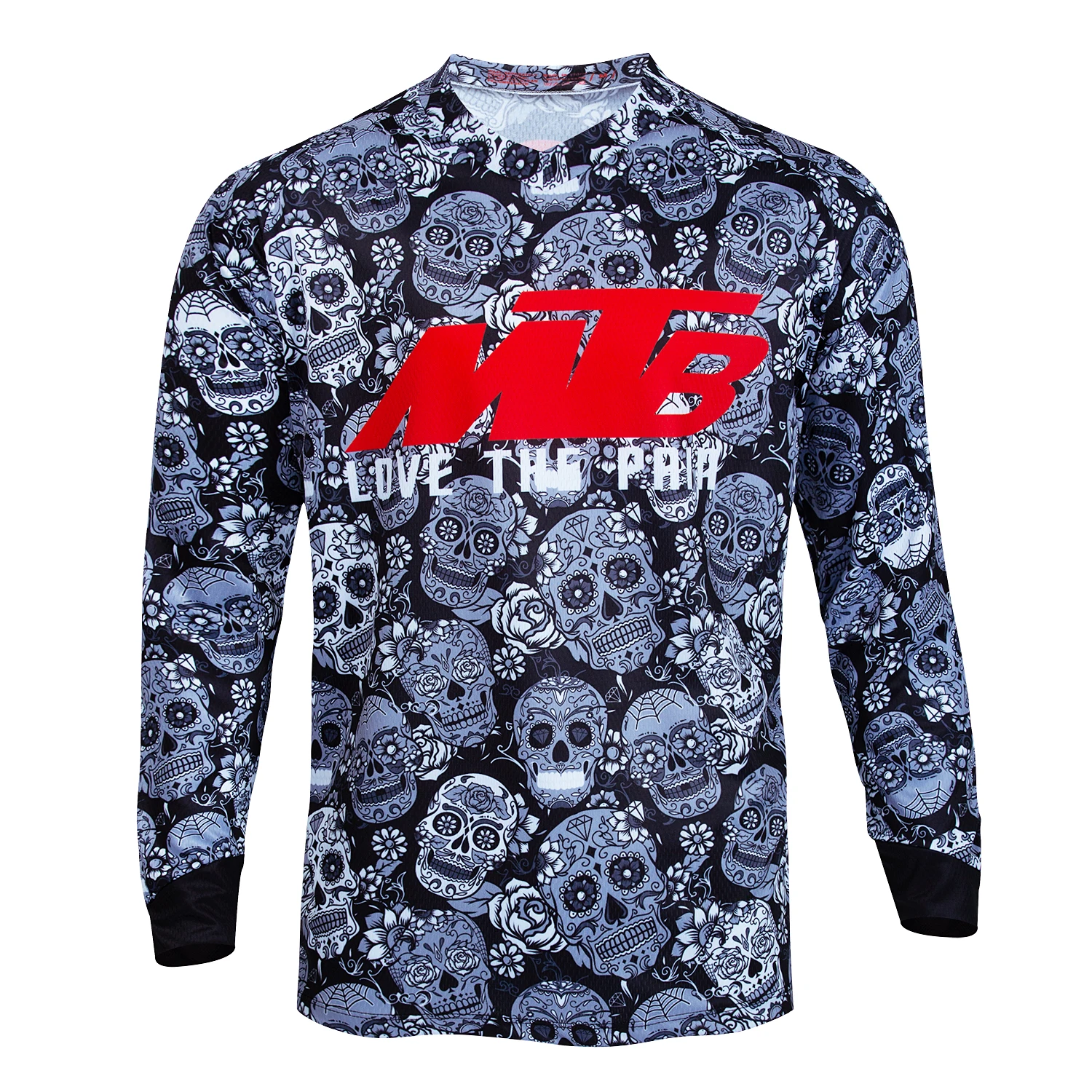 Quick Dry Cycling Jersey Men's Mountain Bike Jersey - Long Sleeve Quick Dry  MTB Motocross Shirt Men's Long Sleeve Mountain Bike Jersey Quick Dry Mtb, image size:1500x1500