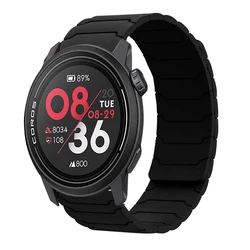 Magnetic Bracelet Band for COROS Watch - 22mm Strap (Black)