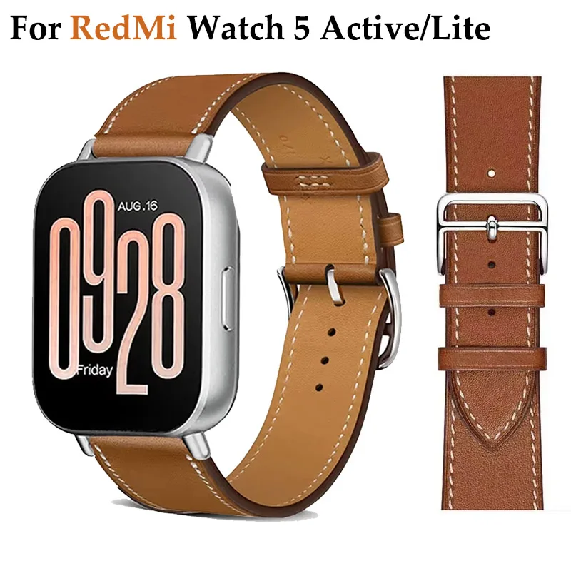 Premium Leather Loop Strap – Stylish Nylon Band for Smartwatches, 20mm/22mm Wristband Bracelet Accessories