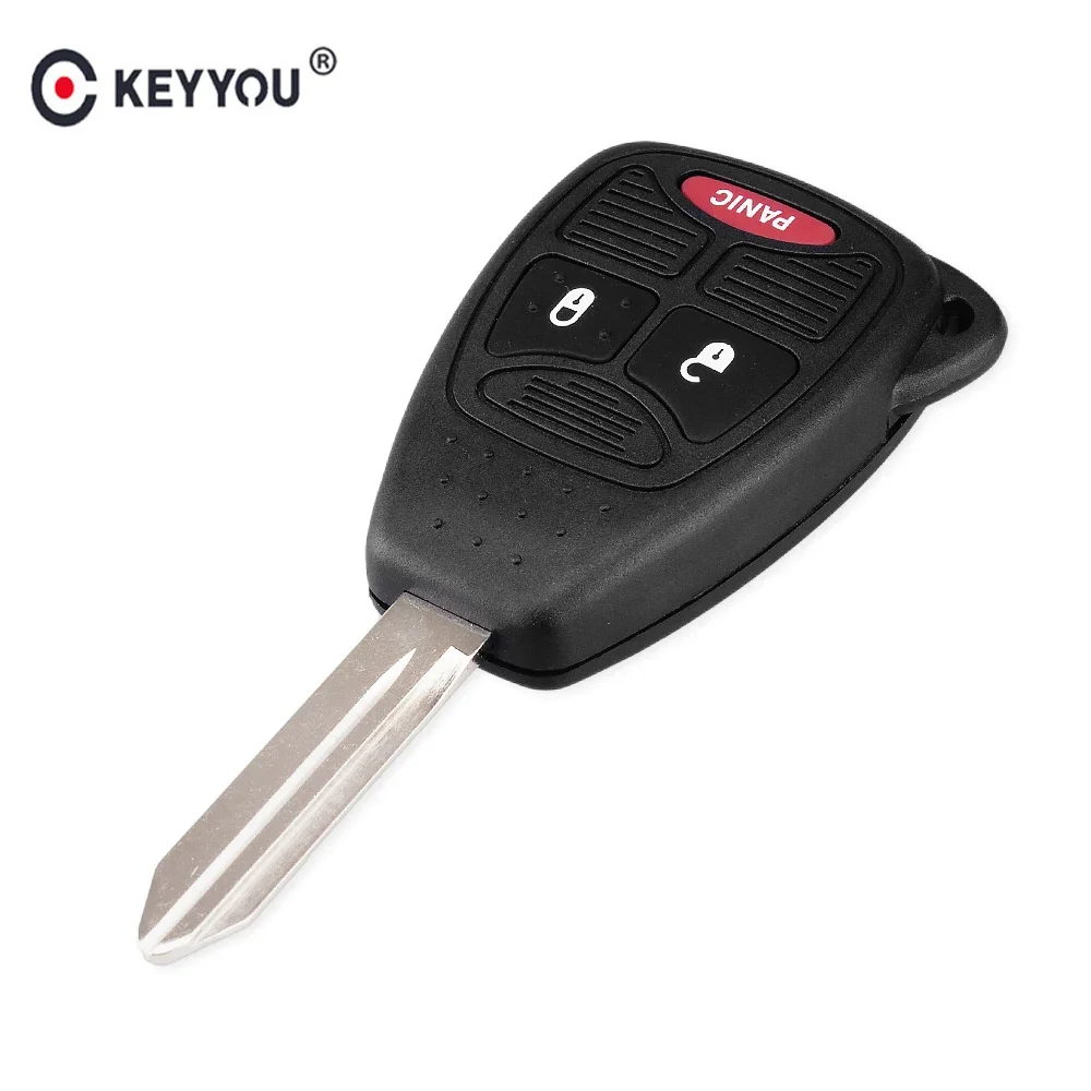 

KEYYOU Remote Car Key Shell Cover For PT Cruiser Aspen Sebring For Dodge Durango Magnum Dakota Caliber Nitro For Jeep