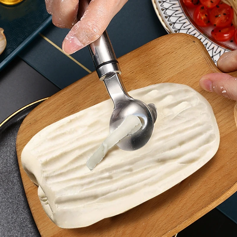 Stainless Steel Noodles Dough Household Cutter Manual Wide Mouth Sliced Noodle Knife Cooking Tools Kitchen Function Home Gadget