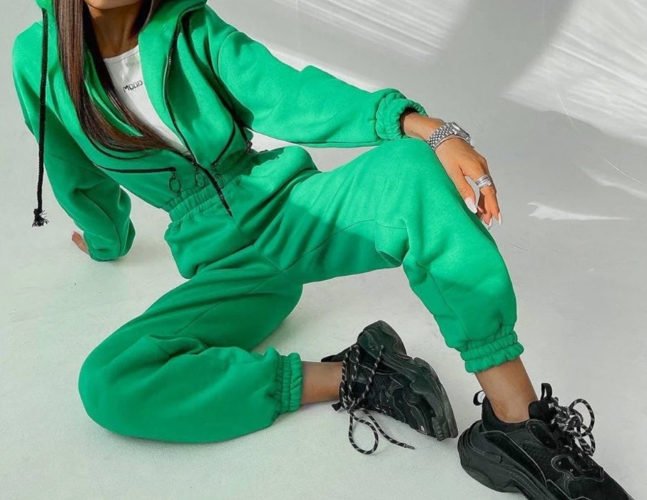Sports Casual Long Sleeved Zippered Hooded Jumpsuit 2023 New Hot Selling Fashion Women\'s Autumn and Winter Clothing