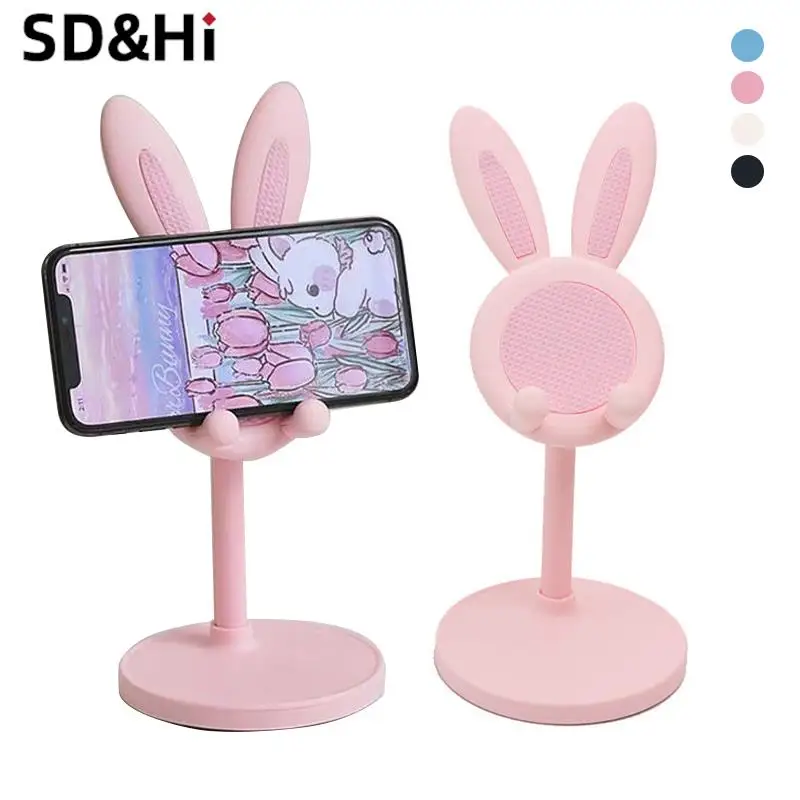 Il Supporto Per Cellulare Piccolo Coniglio Può Essere Sollevato E Regolato Supporto Per Telefono Da Tavolo Per Studenti Lazy Home Selfie Live Support 