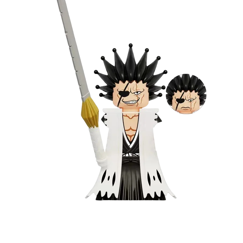 Anime Bleach Cartoon Building Blocks Mini Action Figures Movable Collect Bricks Christmas Gift Toys Children 2