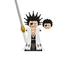 Anime Bleach Cartoon Building Blocks Mini Action Figures Movable Collect Bricks Christmas Gift Toys Children 2