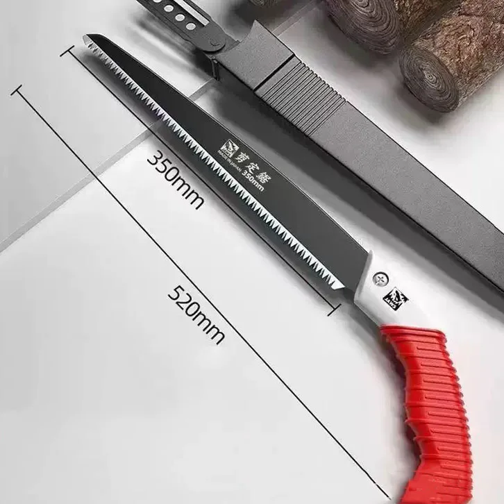 W50 Hand Saw For Trees Camping Pruning Hard Teeth Hacksaw Garden Trimming woodworking household hand saw multi purpose saw