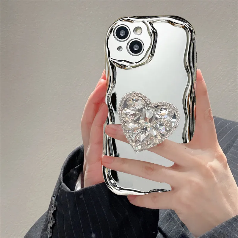 Coque de téléphone Mio Holde en diamant thermique 3D, étui souple avec support souple pour Huawei X8 X7 X9 20S Mate 20 50 hono 70 80se 90 9X Po Y9S_voghion.com