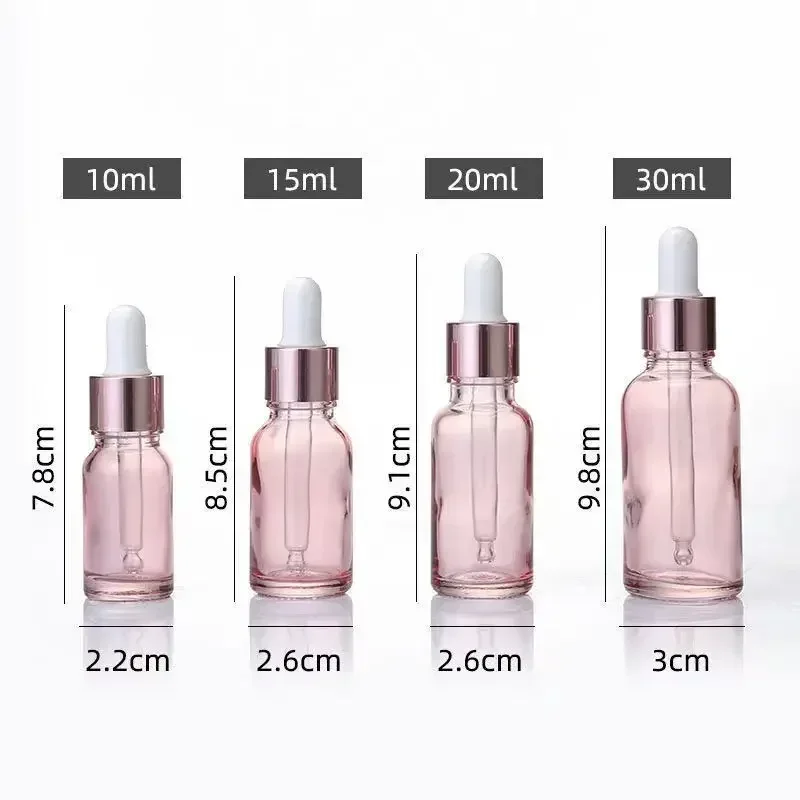 Leere Roll-On Glasflaschen 30 Ml – 2 Stück, Mit Edelstahlkugel, Für ätherische Öle, Aromatherapie, Selbstgemachte Kosmetik