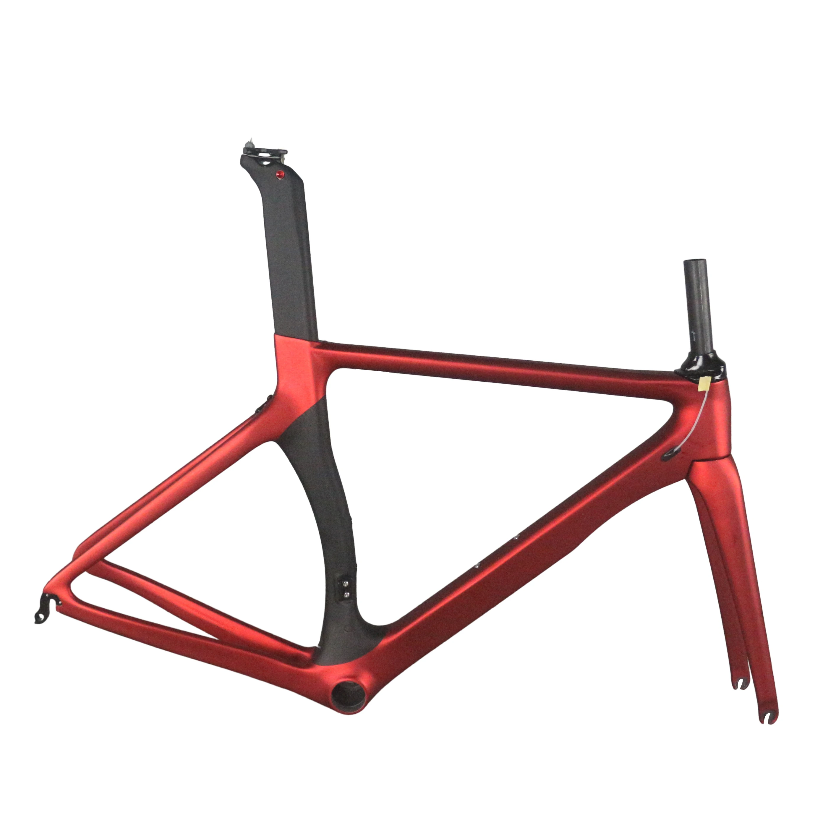 

Full Toray Carbon Fiber T700 V Brake BB386 Bottom Bracket Custom Paint Road Bike Frame TT-X2