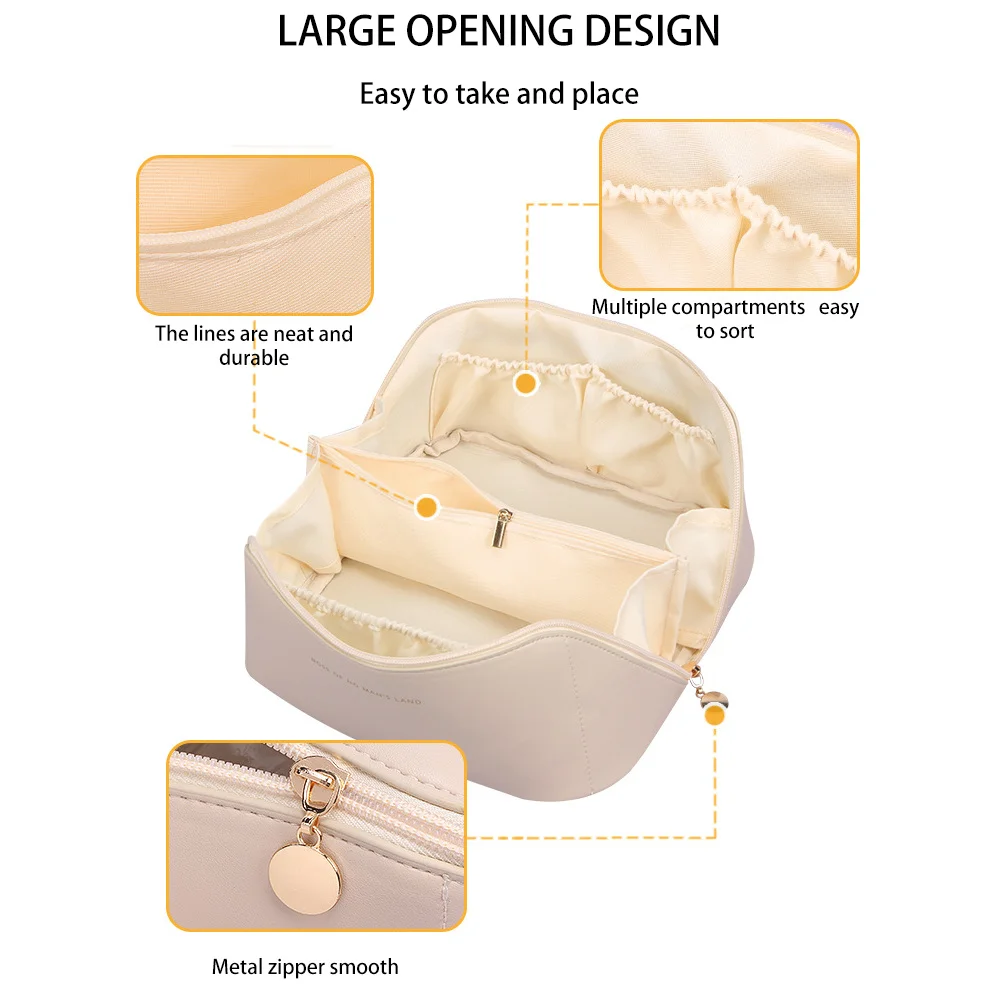 Waterproof Women Cosmetic Bag Large Capacity Travel Make Up Cases Portable Toiletries Organizer Bathroom Washbag