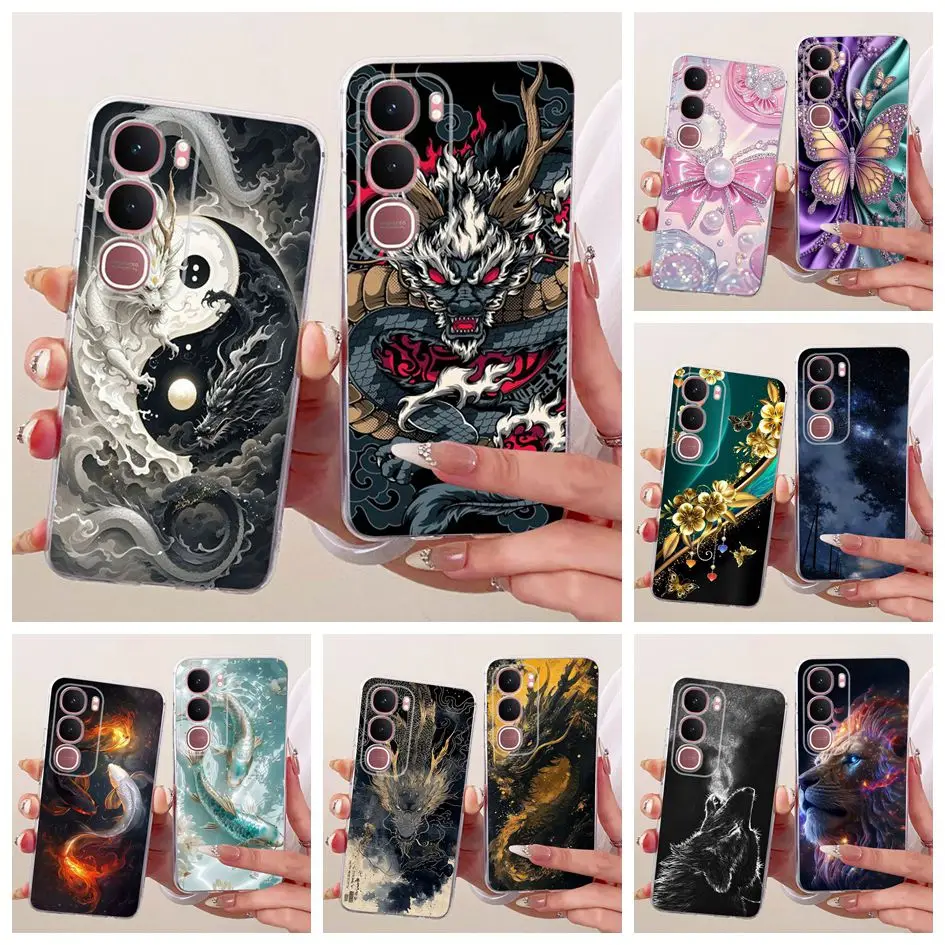 Luxury Dragon Cartoon Soft Clear Silicone Phone Case Cover - Cool Protective Shell
