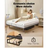 King Adjustable Bed Frame with Fabric Cover, Quiet Motor, Head & Foot Incline, Zero Gravity, Wireless Remote Control, Bed Frame 2