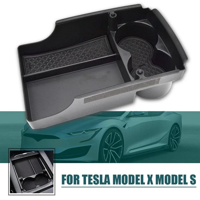 for Tesla Model X Model S Car Center Console Armrest Storage Box