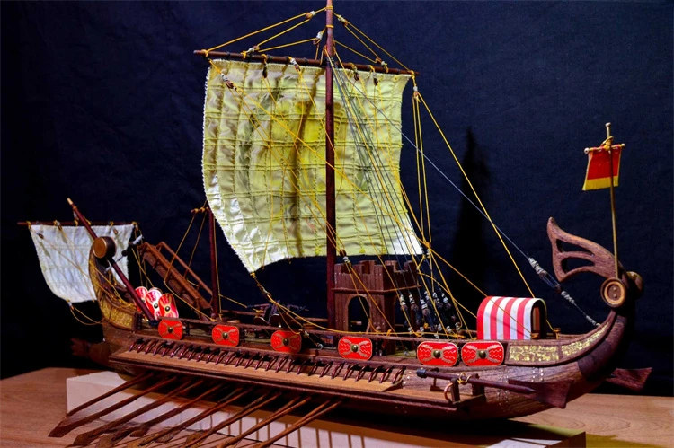 1/50 Ship Model CAESAR Ancient Roman Warship DIY Simulation