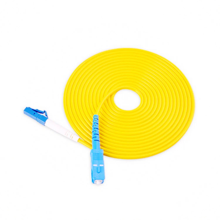 

SC upc LC UPC Patchcord 1m to 15m fibra optical Patch cord 2.0mm PVC G657 Fiber Jumper SM FTTH Optic Cable SC LC APC Connector