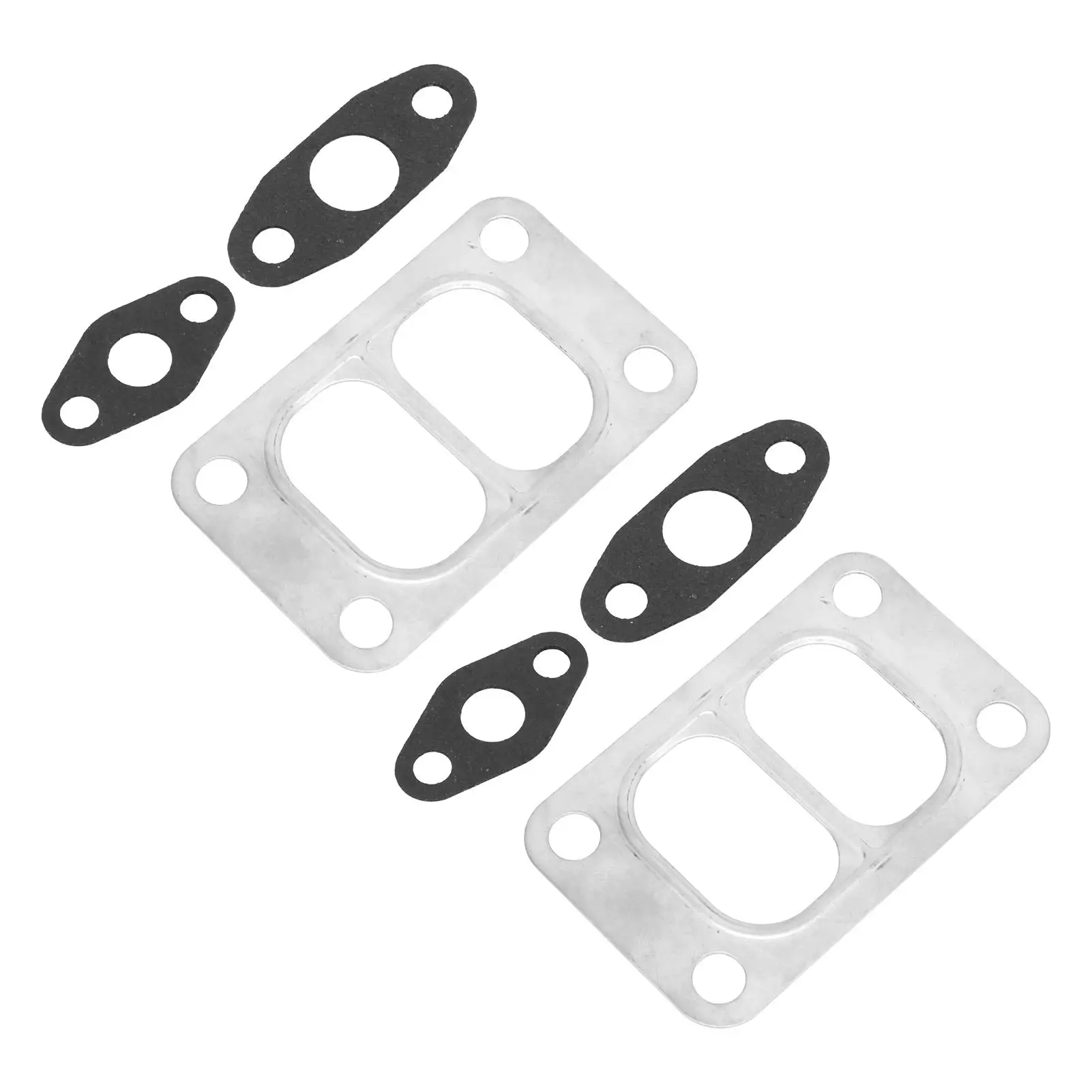 Car Accessories 2 Pcs Turbo Gasket Set for holset HX35W HX40 Turbocharger Oil Inlet Outlet Divided Gasket Oil Drain Feed Kit