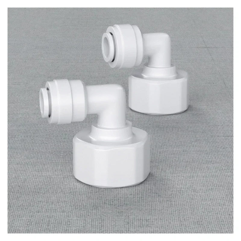 Right Angle Elbow RO Water Fitting 3/8" Hose Pope 1/2" Male Female Thread Connector Filter Reverse Osmosis Parts – Detail 7