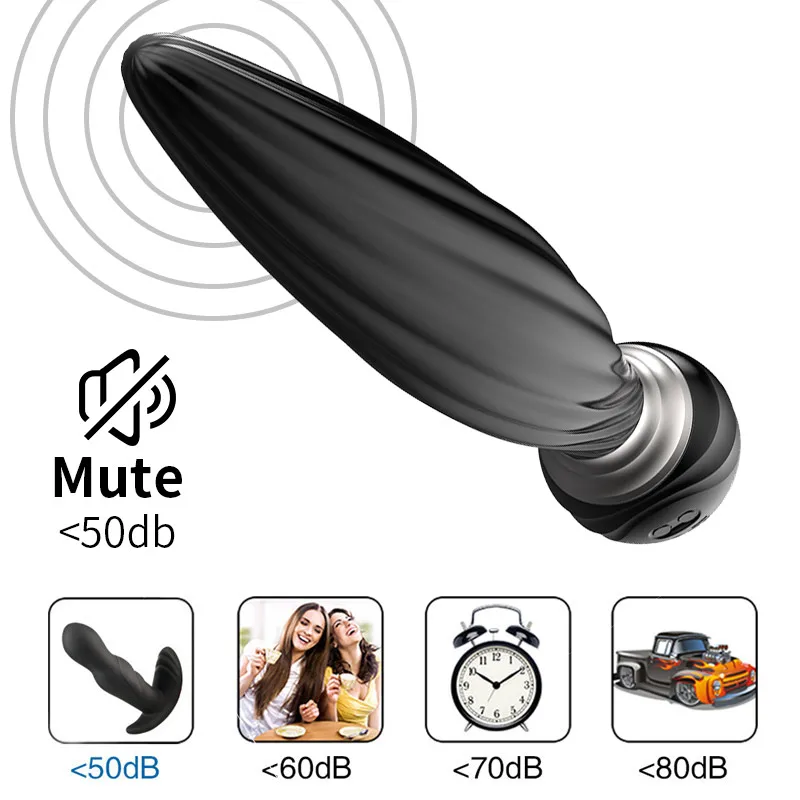 Anal Prostate Massager With Remote Control Butt Plug Masturbator_voghion.com