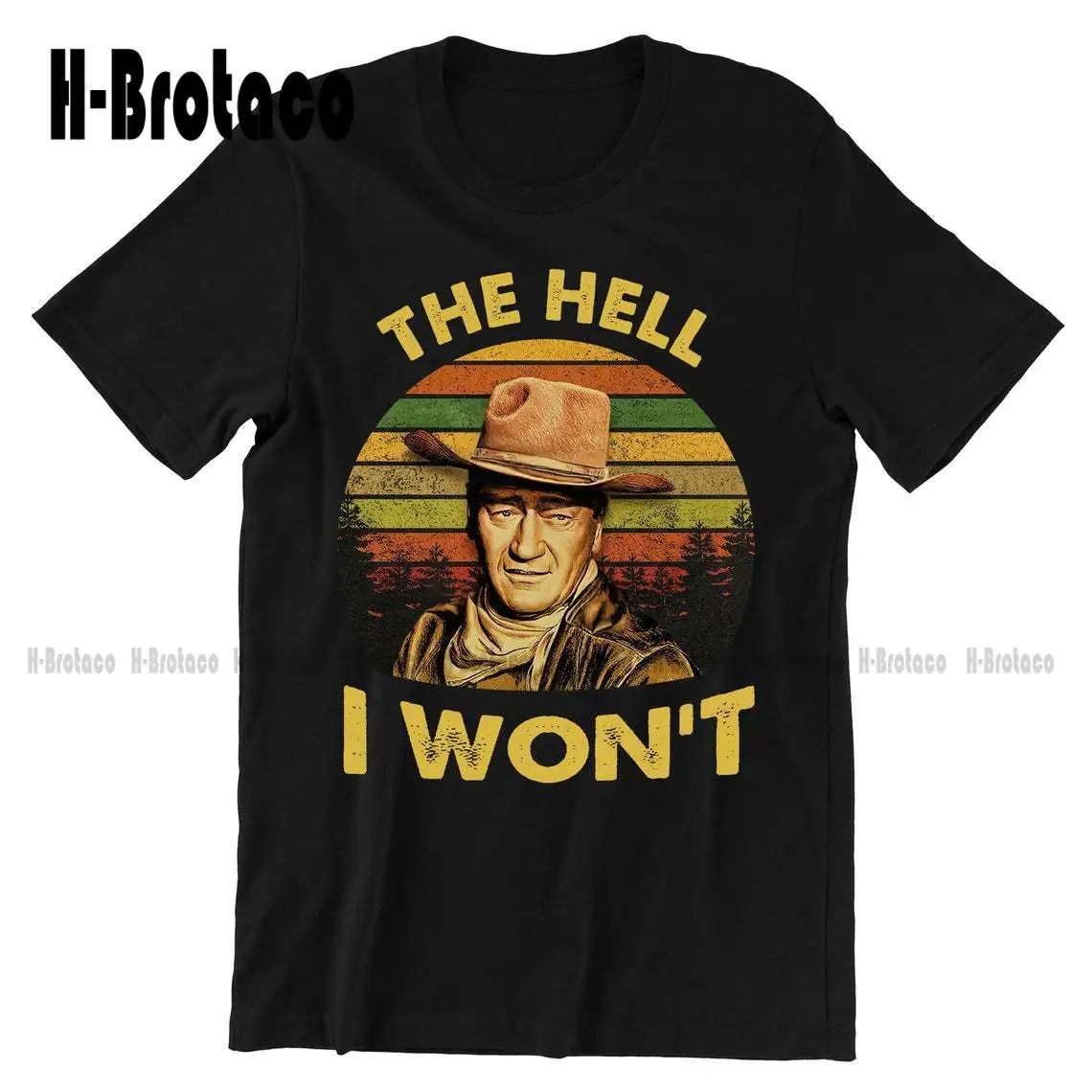 

Винтажная Футболка The Hell I wonnot, футболка унисекс в стиле 1920-х, с цитатами фильмов, ТВ-шоу, хлопковая уличная простая винтажная Повседневная футболка