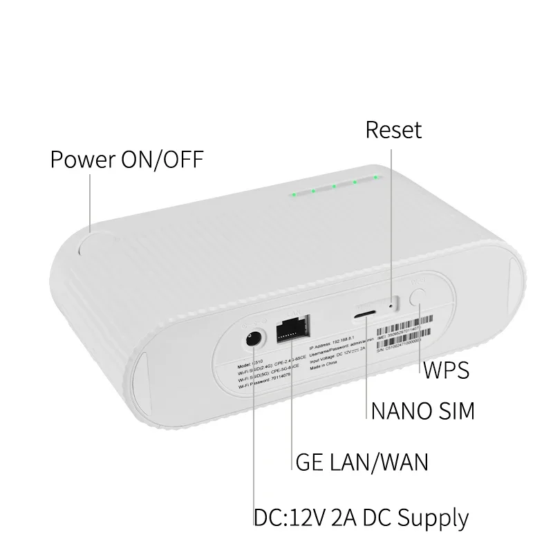 핫세일 5G SIM&Esim&4400mAh CPE 휴대용 WiFi6 라우터 (방화벽 ..