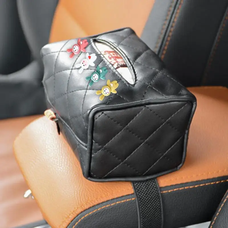 

Car Tissue Holder Cute Car Back Seat Headrest Tissue Box Car Organizer Napkin Storage Box For Car Interior Decorations