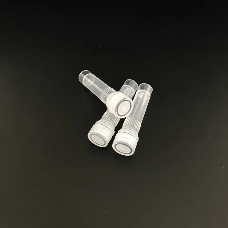 500Pcs 1ml Cryovial 10mm&times;40mm PP Cryogenic Vials Stand Laboratory Cryogenic Vials Washer