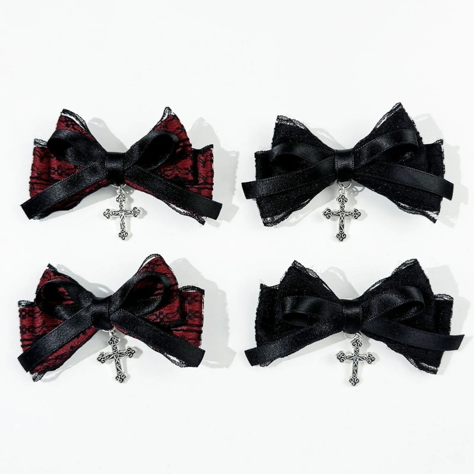 2pcs Ladies' Gothic style fashion street exquisite hair accessories, hair clips, top clips, versatile dressing hair accessories