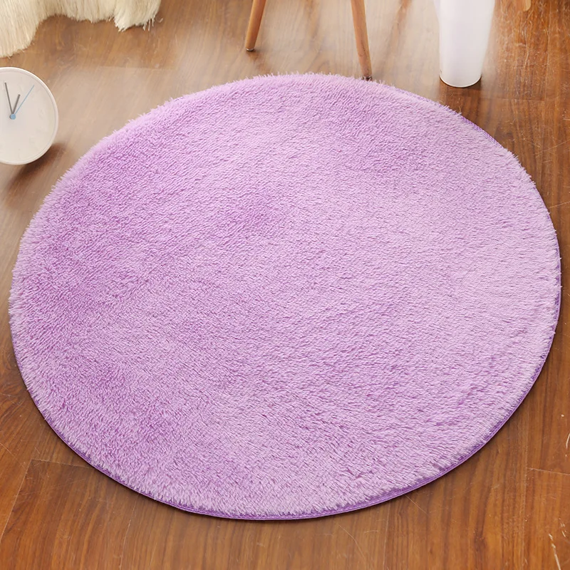 140CM Fluffy Soft Shaggy Area Round Rug Living Room Bedroom Carpet Home Bedroom Decoration Big Carpets 2