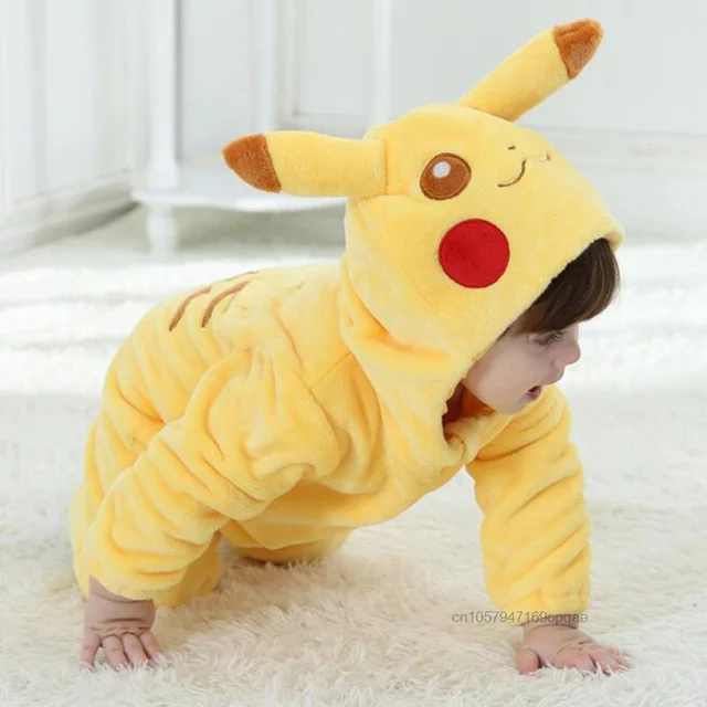 Pokémon Anime Figure Onesie para o Bebê, Pikachu, Snorlax, Kawaii,  Recém-nascido, Traje Cosplay, Homewear Bonito, Macacão, Roupas Infantis -  AliExpress