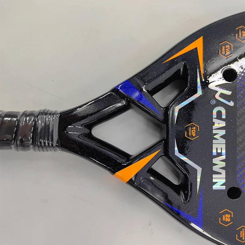 CAMEWIN Padel Racket Carbon 3K Beach Tennis Racket Cage Transparent Padel Beach Shooting Sports Tennis Woman Mens Bag tennis racket padel racket