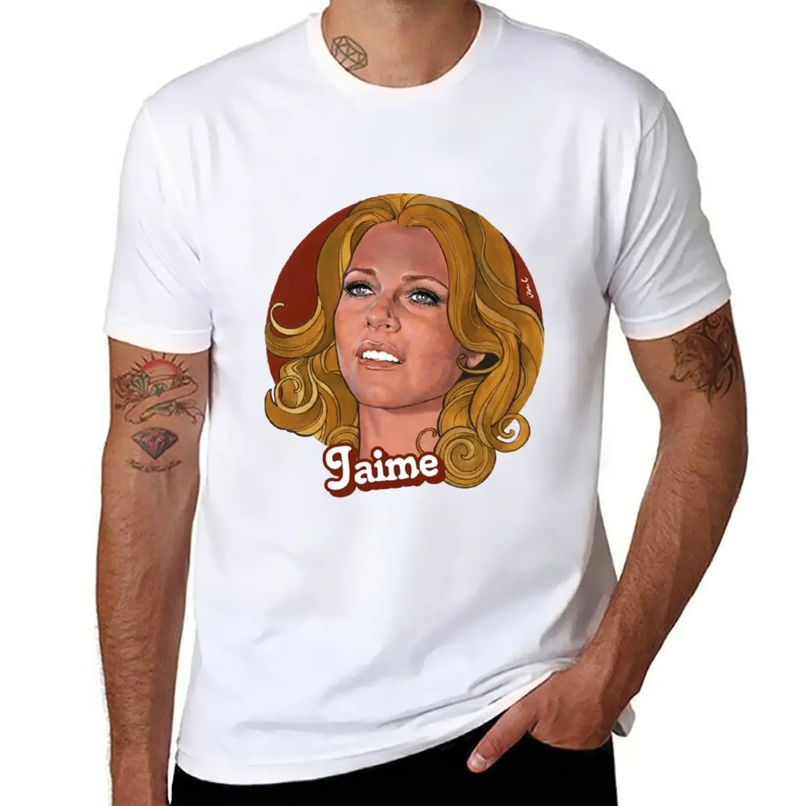 

Jaime T-Shirt tops heavyweights korean fashion Men's t-shirts