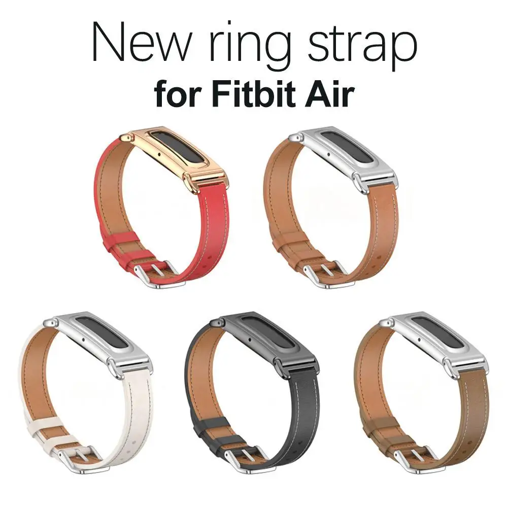 Stylish Microfiber Leather Band with Metal Frame - Breathable Strap