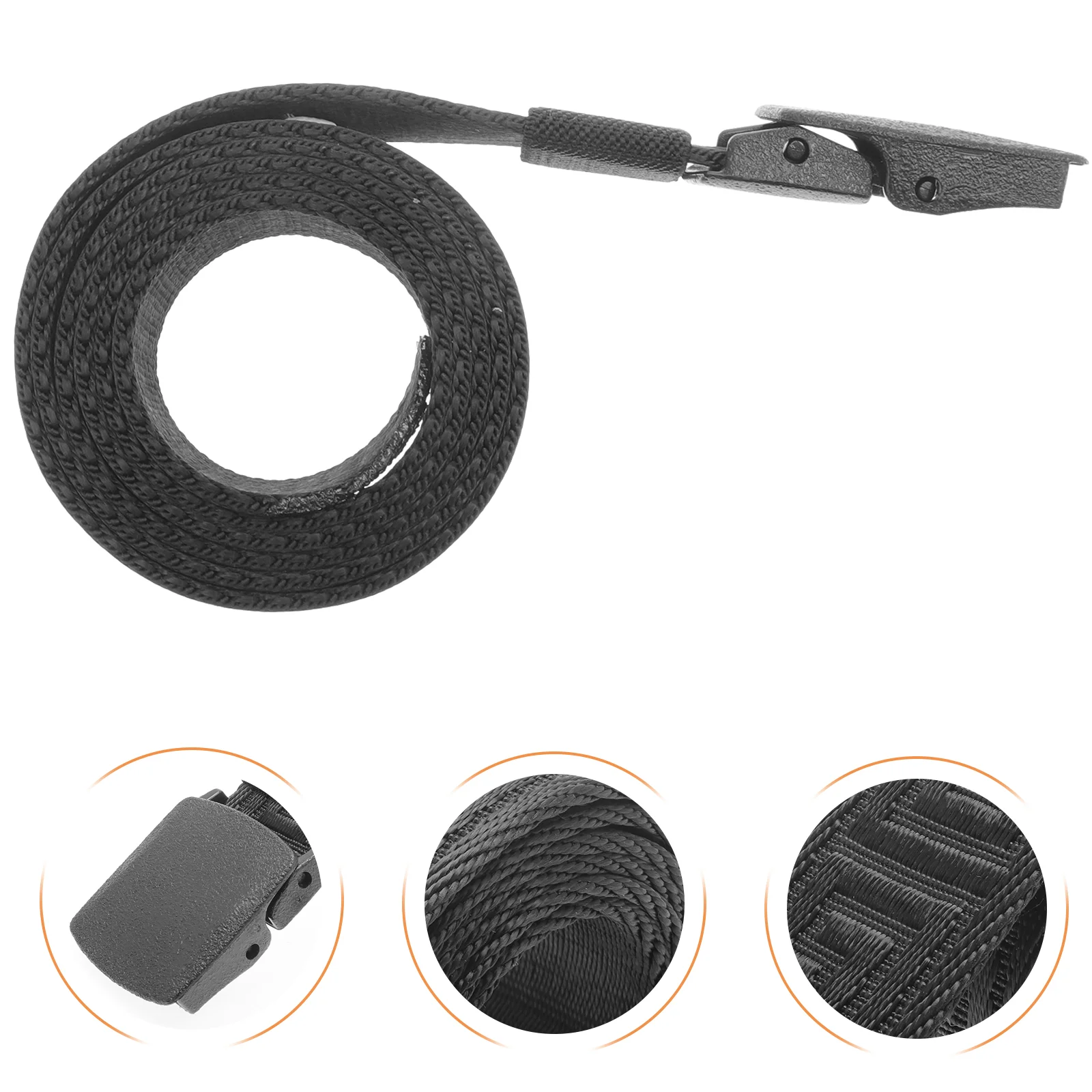 

Polyester Belt Leisure Waist Band Reusable Belt Men Waist Belt Men Belt with Plastic Buckle