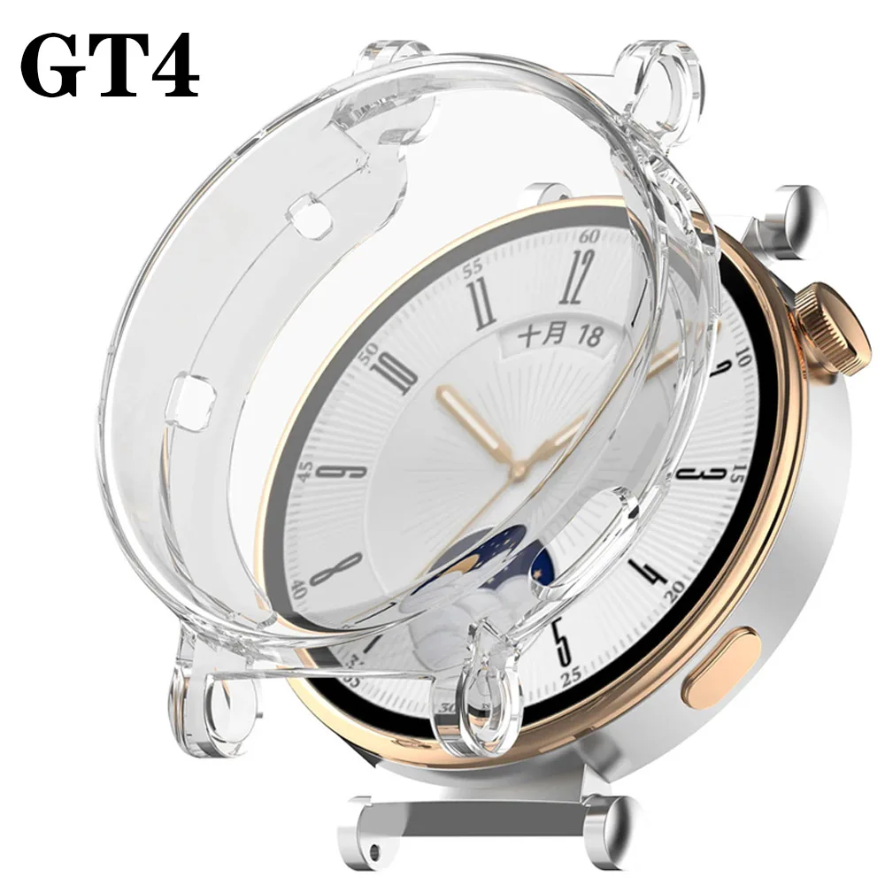 Custodia In Tpu Per Huawei Watch Gt 4 41Mm Protezione Dello Schermo Paraurti Smartwatch Cover Protettiva Per Huawei Gt 4 46Mm Accessori