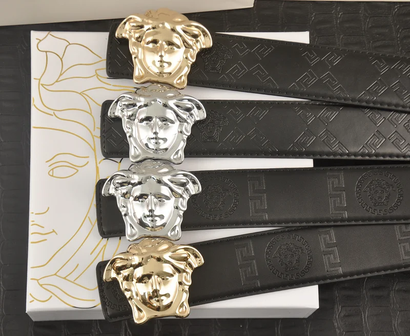 

New Women Fashion Leather Belt Buckle Belts Women and men Waist Belt Thin Black Buckle Leather Belt A02