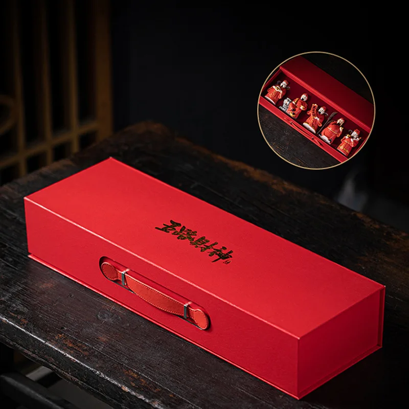 Ceramic Five Road God of Wealth, Living Room, Home Decorations, Wu of Wealth, Zhao Gongming, Guan Gong Office Decoration, Gifts