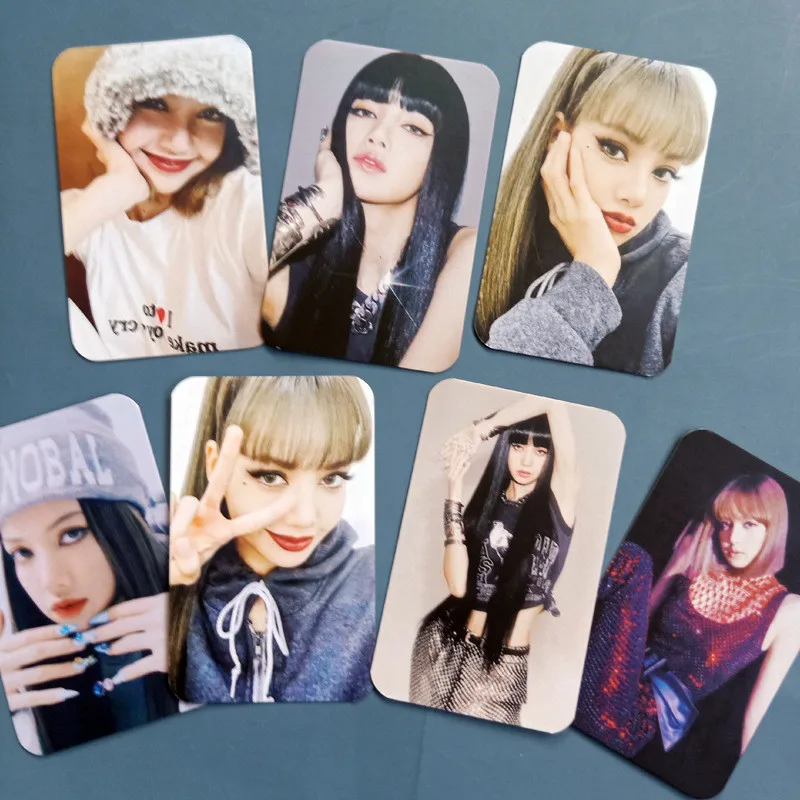 Kpop Blackpink Lisa Photo Cartes 54pcs Lisa Lomo Cartes Photo Cartes