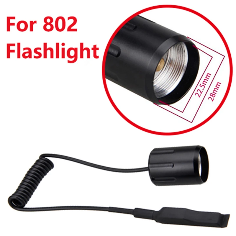 Flashlight Pressure Switch Controller For A100/501B/502B/C8/C8.2/C10/C11/C12/T67/710/802 Rat Mouse Torch Tail Switch For Hunting button light switch kit foam aircraft flashlight switch cap remote switch