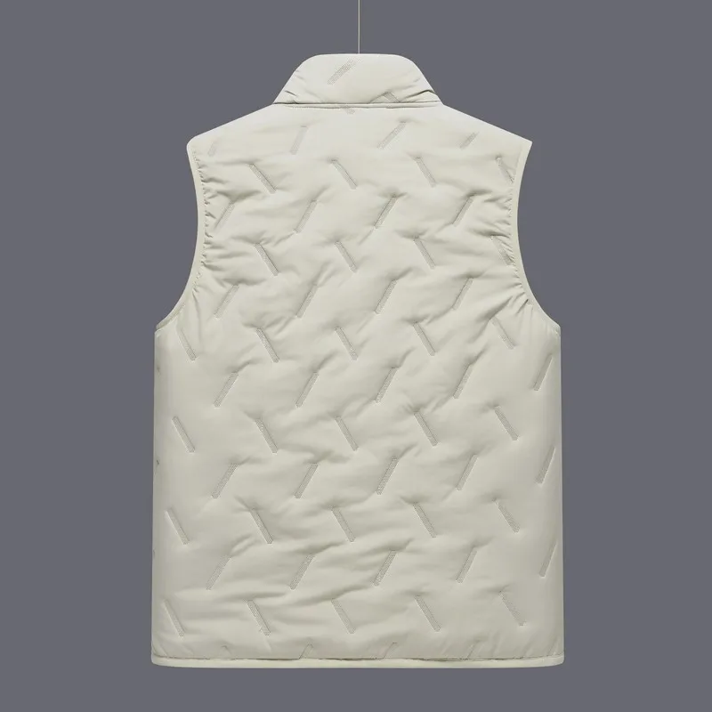 Autumn Winter 2025 Windproof Outdoor Vest Men Sleeveless Casual Coats Camping Hiking Warm Fleece Thick Waistcoat YJKVUR