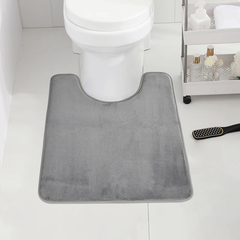U-SHAPE Bathroom Floor Mat Toilet Mat Anti-slip Bathroom Mat Absorbent Bath Mat Home Decoration BEST SELLERS U-SHAPE Bathroom Floor Mat Toilet Mat Anti-slip Bathroom Mat Absorbent Bath Mat Home Decoration BEST SELLERS