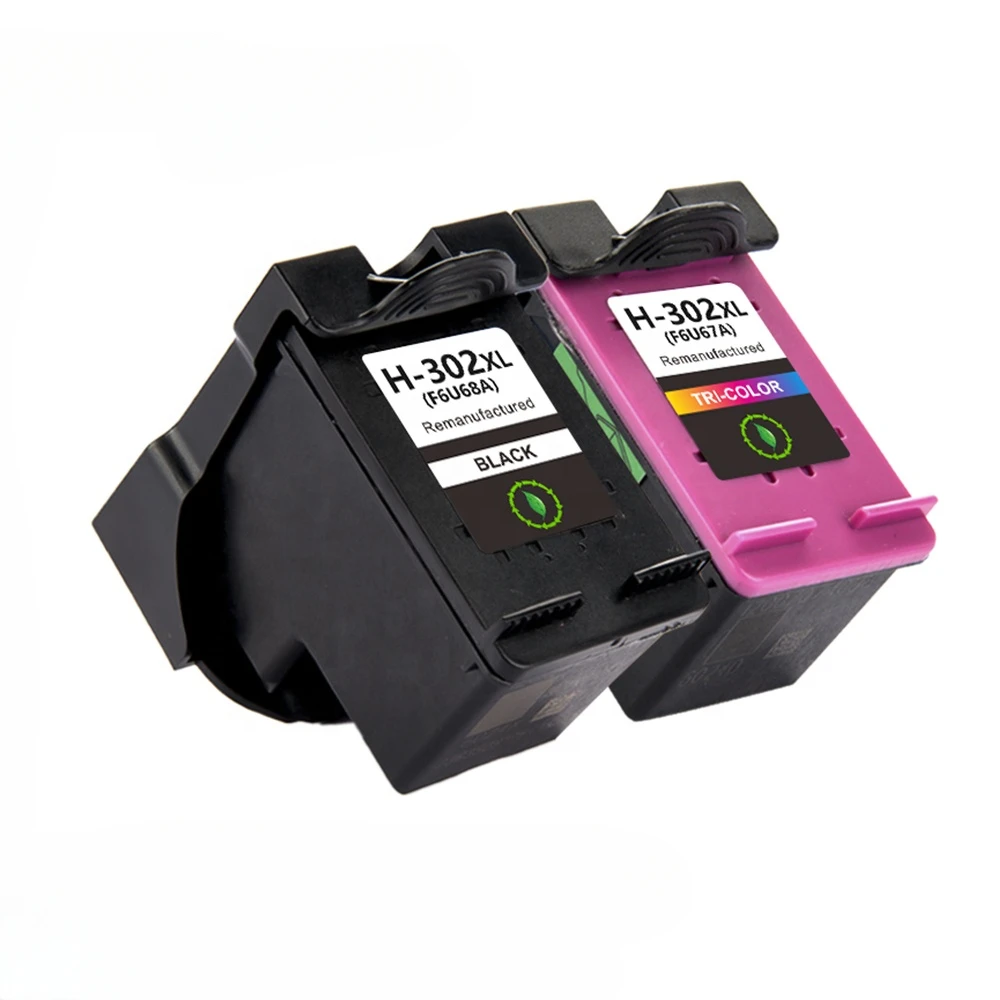 Ink-Power 302Xl 302 Xl Cartuccia D'Inchiostro A Getto D'Inchiostro Rigenerata A Colori Premium Per Stampante Hp302 Hp302Xl Hp Deskjet 1110 1112 1113