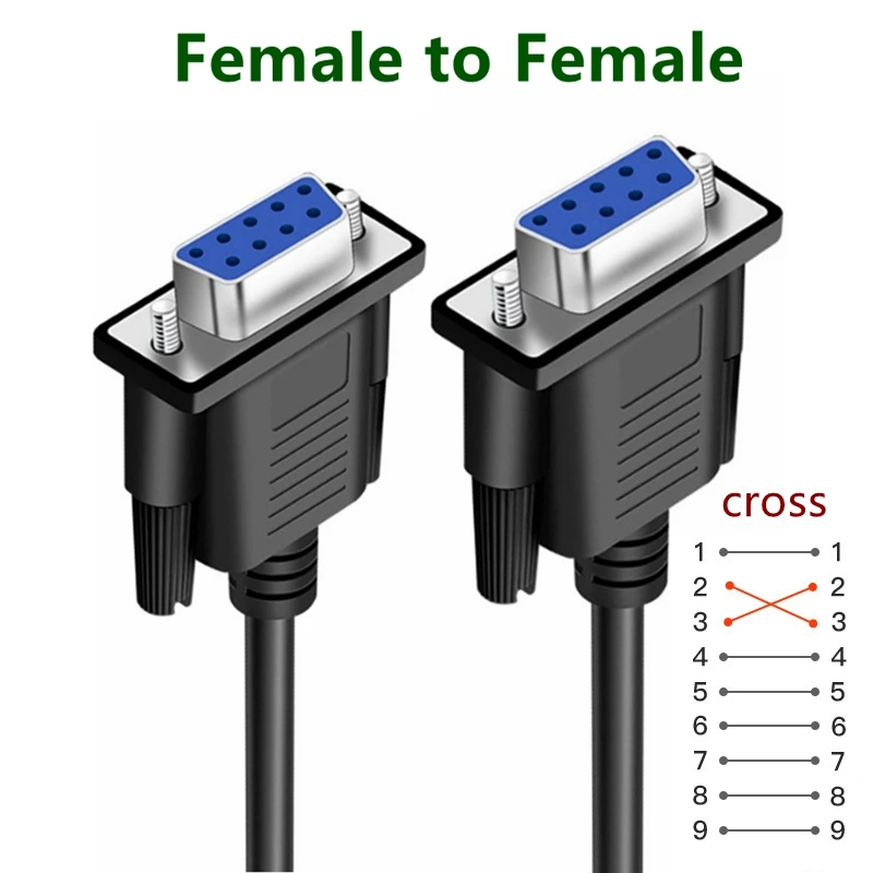 รูปสินค้า สายเชื่อมต่อ RS232 9-Pin ขยายระยะ 1-1 สำหรับคอมพิวเตอร์