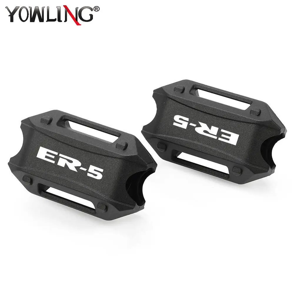 

ER6N Motorcycle 25mm Crash Bar Bumper Engine Guard Protection Decorative Block For KAWASAKI ER5 ER6F ER 6F ER6N ER-6N 2006-2017