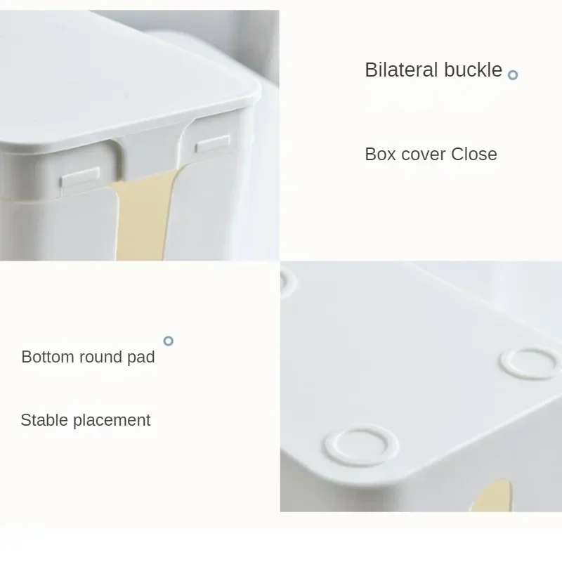 Cable Storage Box Desktop Power Strip Storage Box Dustproof Socket Storage Box Home Wire Case Wire Management Cable Organizer - 6